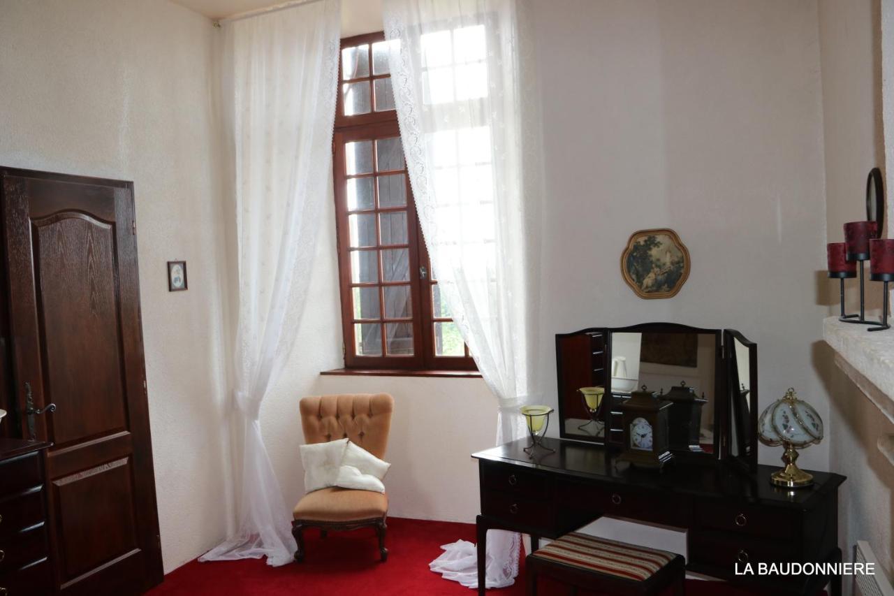 Chambre D'Hote Manoir De La Baudonniere Monsireigne Exteriör bild